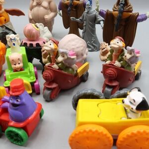 Vintage 90s McDonald's Burger King Happy Meal Toys Lot MIB Hercules Gargoyle